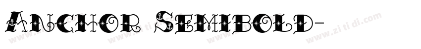 Anchor Semibold字体转换